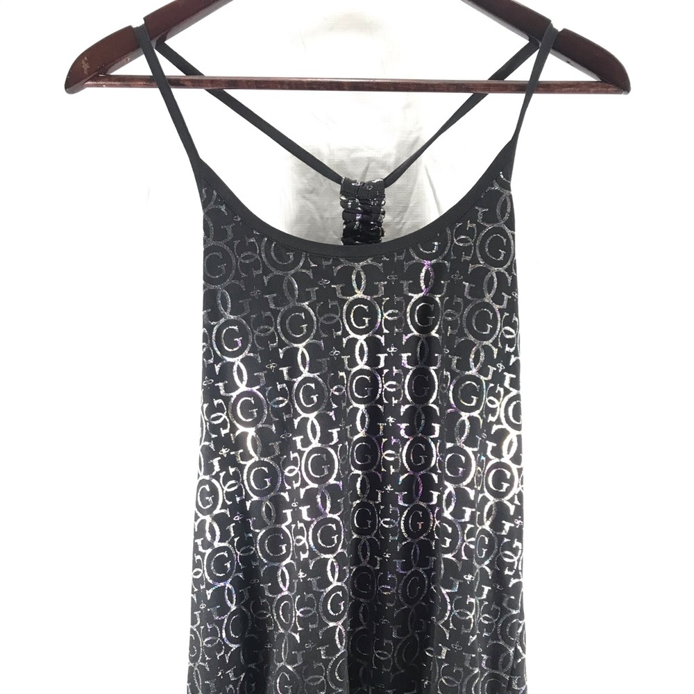 Guess spaghetti strap racer back Med. top